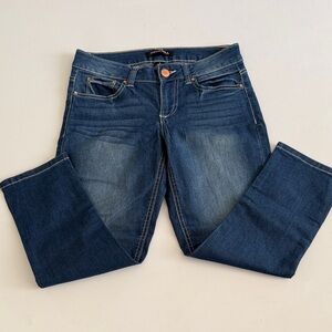 Genera Classic Blue Denim Capris Jeans Junior Size 3 Inseam 22”